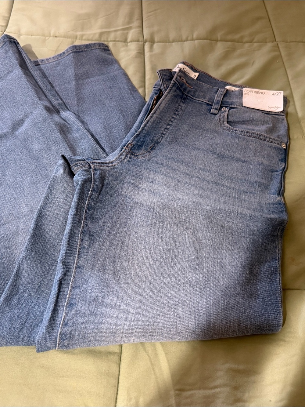 Jessica Simpson Light Blue Boyfriend Jeans